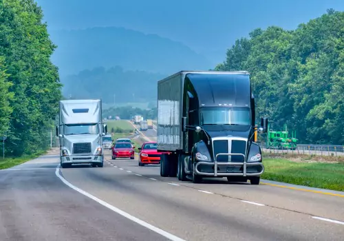 Trucks on the road from Trucking Companies in Columbus OH